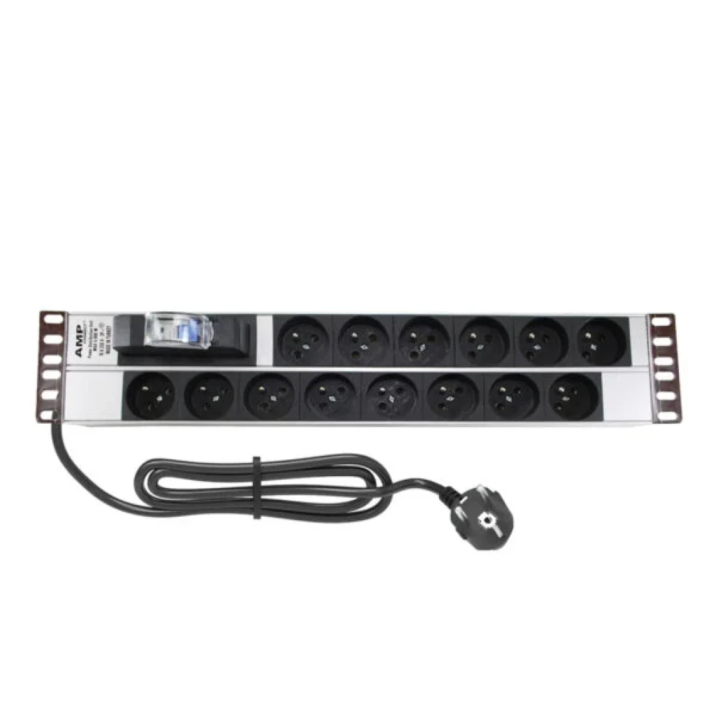 Amp Connect 14'lü Ups Kabinet Grup Priz 16A Sigortalı (Pdu)
