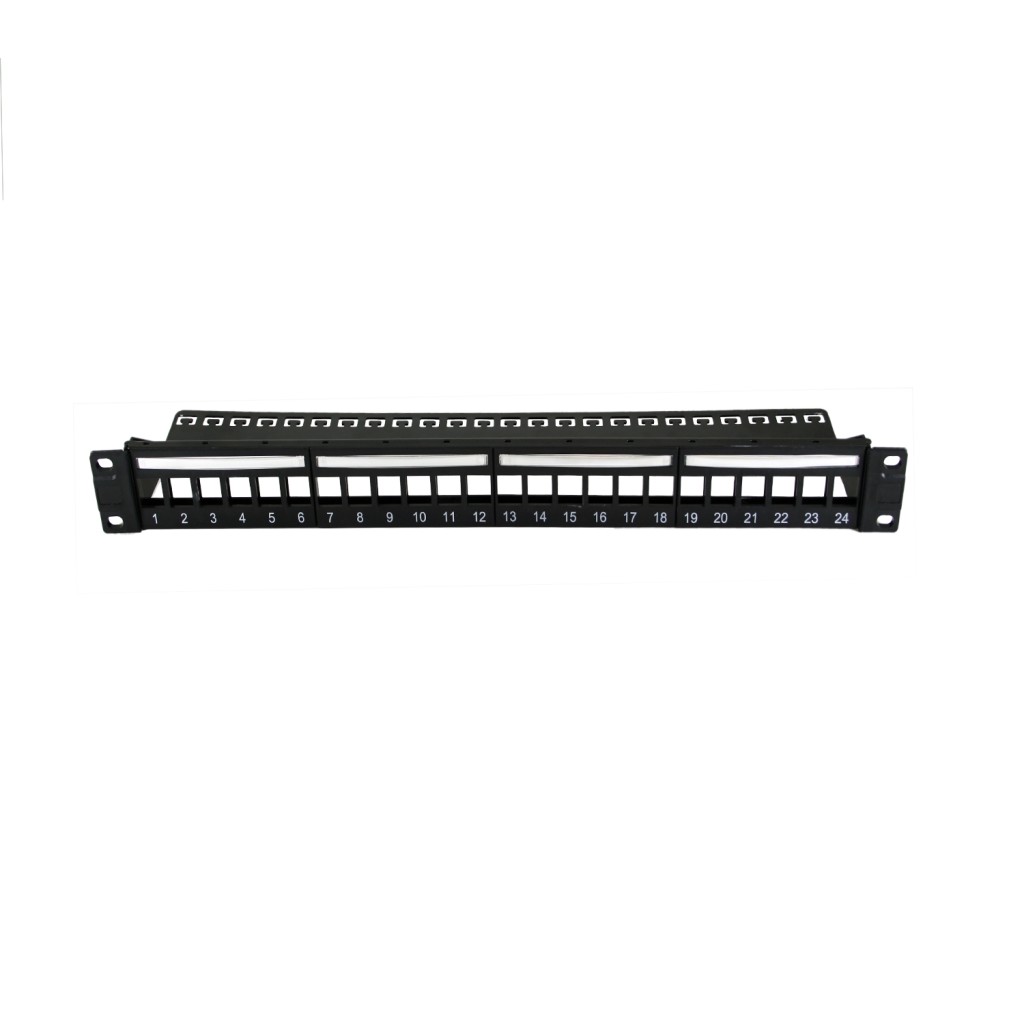 24 Port Boş Patch Panel / Cat5-Cat6-Cat7-Utp
